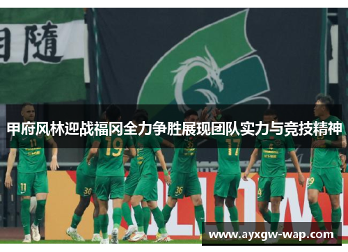 甲府风林迎战福冈全力争胜展现团队实力与竞技精神